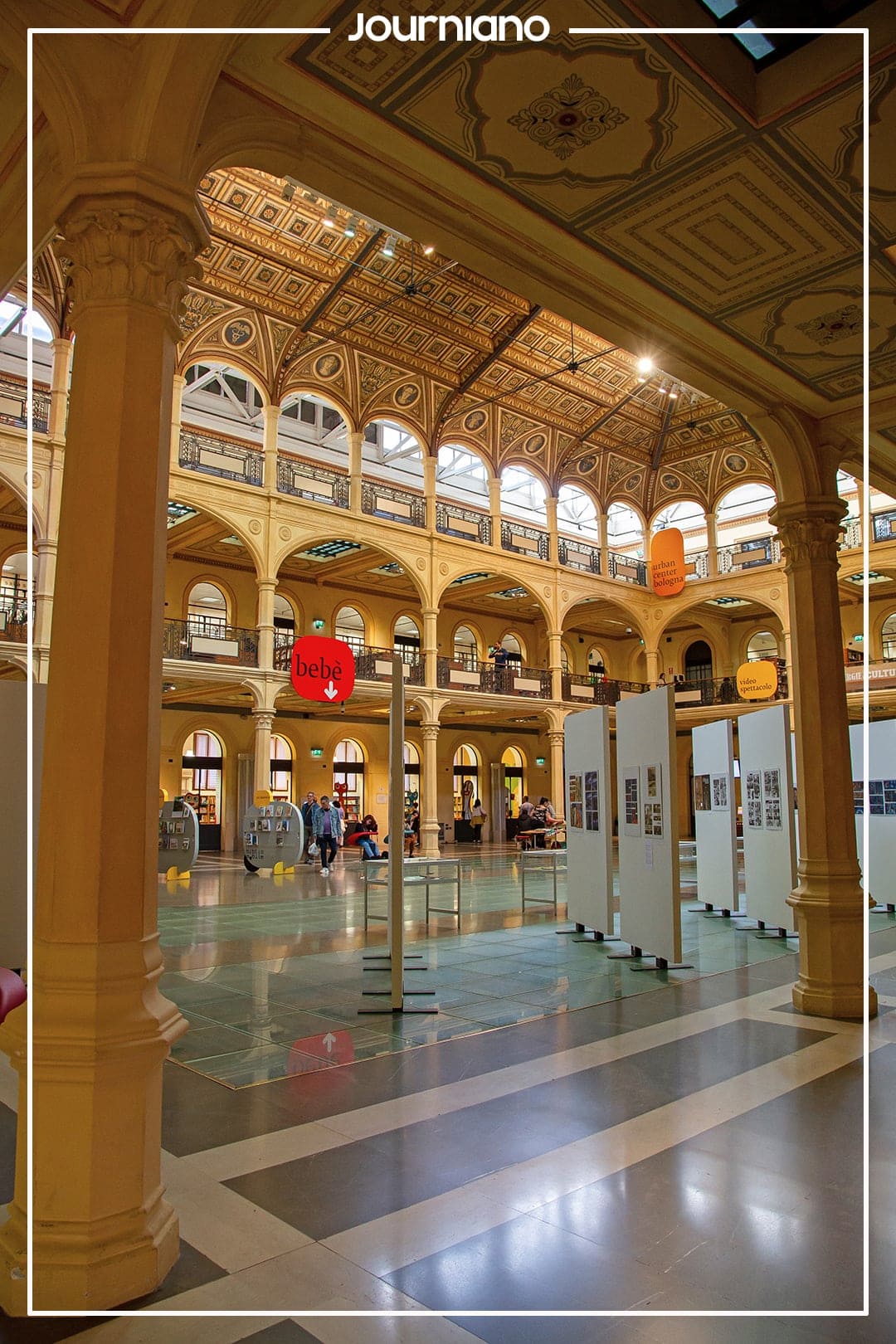 Biblioteca Salaborsa arcade view